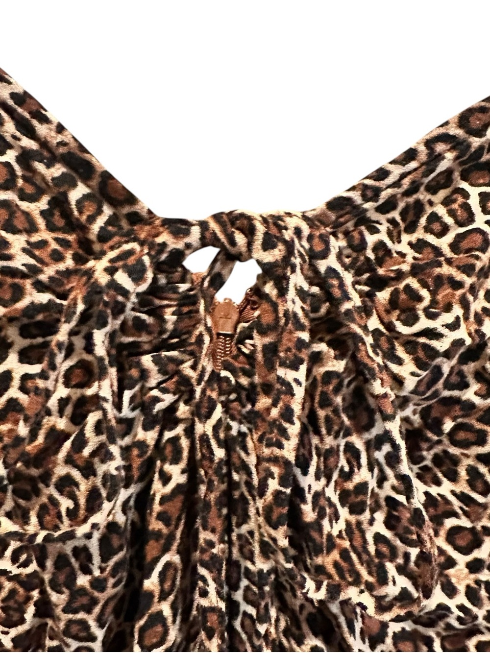 Wild Fable Dress, Women's Size Small, Brown Black, Cheetah Print, Sleeveless - Picture 3 of 8